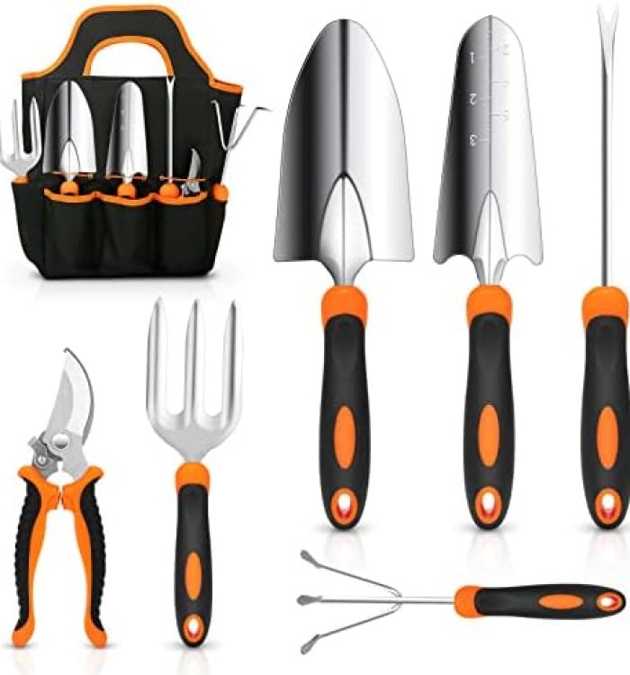 Garden Tool Set – CHRYZTAL Stainless Steel Heavy Duty Gardening Tool Set