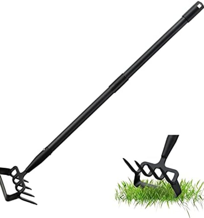 Stirrup Hoe and Cultivator for Weeding, 2 in 1 Heavy Duty Action Hoe